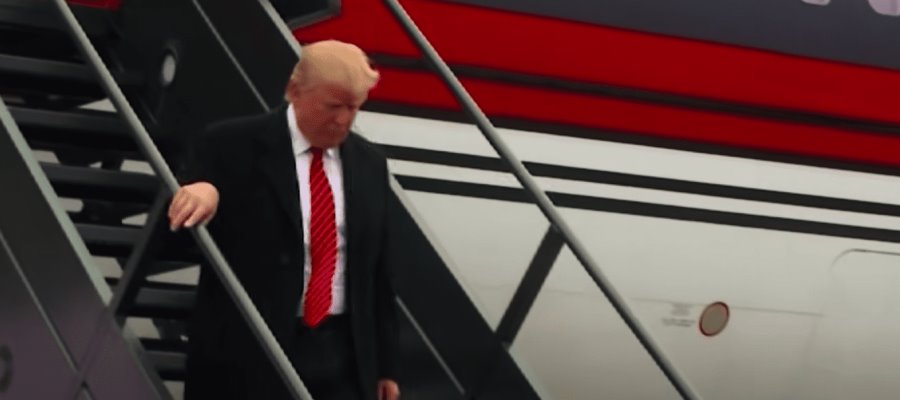 Aterriza de emergencia avión en el que viajaba Trump, en Nueva Orleans