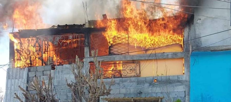 3 menores y 1 adulto pierden la vida en incendio en Escobedo, NL