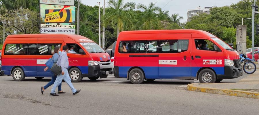 Habrá el próximo lunes nuevas disposiciones covid… para el transporte público en Tabasco