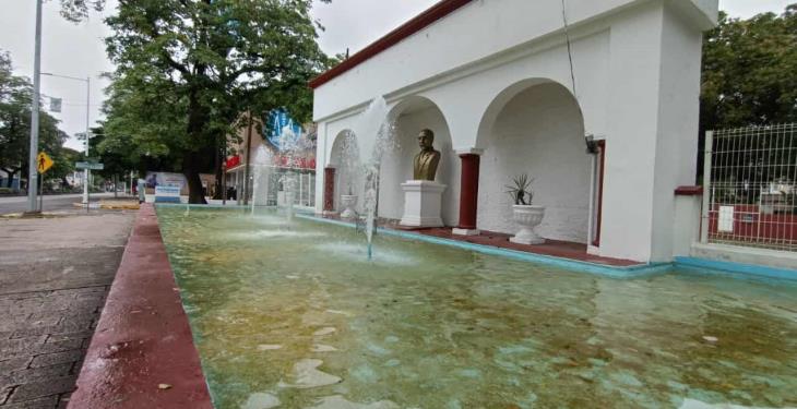 Se apagan las fuentes de Villahermosa… por vandalismo y robos