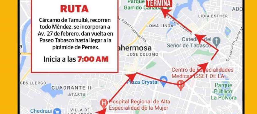 ¡Que no te sorprenda el tráfico! Petroleros marcharán desde Tamulté hasta Pirámide de Pemex