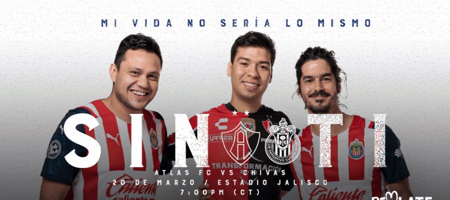 Atlas y Chivas lanzan campaña previo al Clásico Tapatío