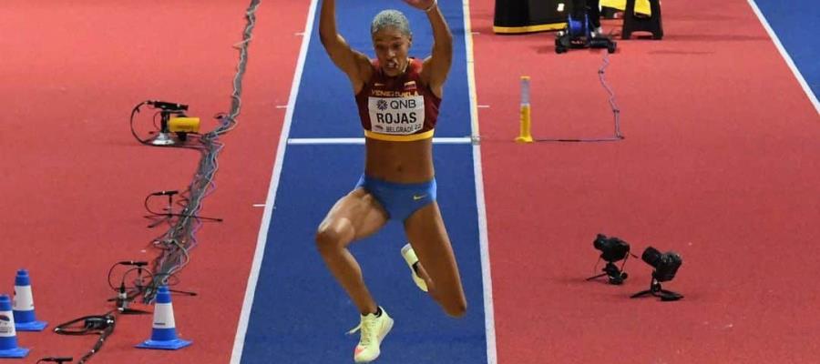 Yulimar Rojas impone nueva marca mundial en salto triple Yulimar Rojas impone nueva marca mundial en salto triple