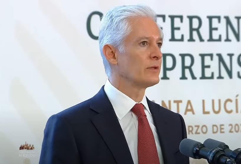 Felicita Alfredo del Mazo a AMLO por inauguración del AIFA