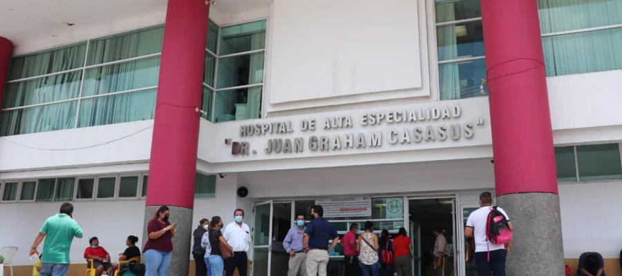 Reporta Salud solo 18 hospitalizados por COVID-19 en Tabasco