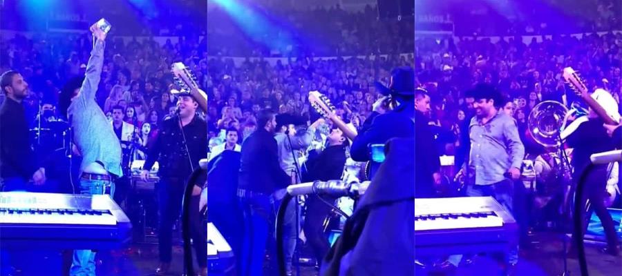 Julión Álvarez se emborracha en concierto; confirma en Tik Tok que era él