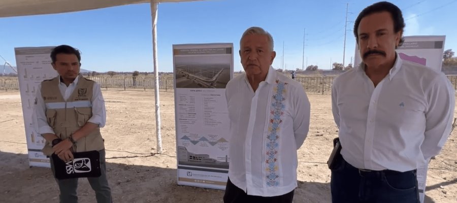 Supervisa AMLO preparación del terreno para nuevo hospital del IMSS en Tula