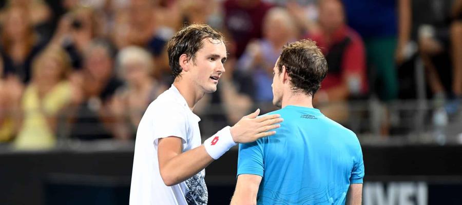 Avanza Medvedev a tercera ronda del Masters 1000 de Miami tras vencer a Murray