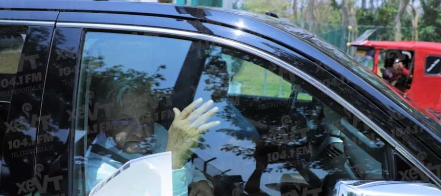 Llega AMLO a Tabasco para iniciar supervisión del Tren Maya