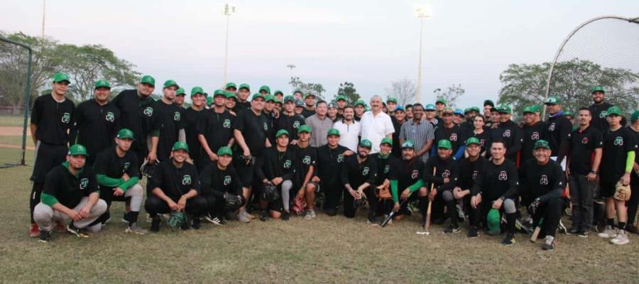 Augura el Gobernador Merino que Olmecas de Tabasco tendrá buenos resultados en la temporada Augura el Gobernador Merino que Olmecas de Tabasco tendrá buenos resultados en la temporada