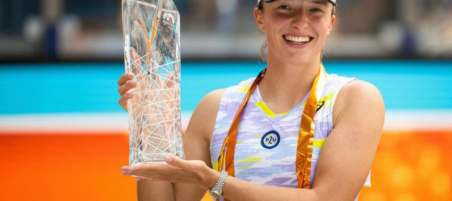 Iga Swiatek, líder del ranking de la WTA