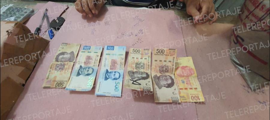 Operan falsificadores de billetes en Tabasco