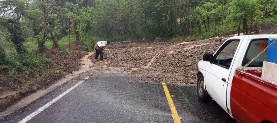 Colabora Tabasco con autoridades de Chiapas para atender deslave en Amatán