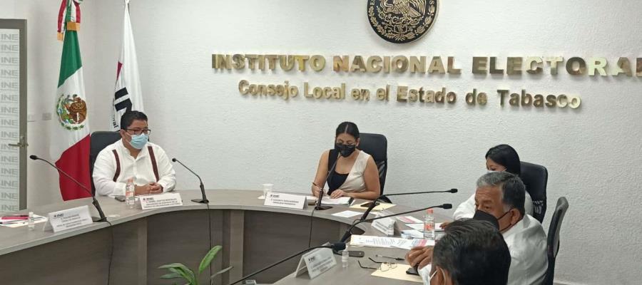 Entre señalamientos, arrancó sesión permanente del INE Tabasco por Revocación de Mandato
