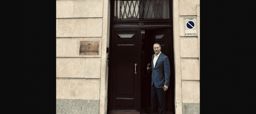 Llega Quirino Ordaz a la Embajada de México en España