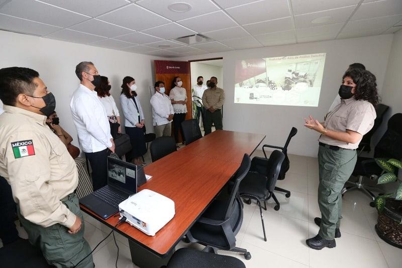 Oficina de asuntos antinarcóticos de la Embajada de EU, visita la Fiscalía de Tabasco