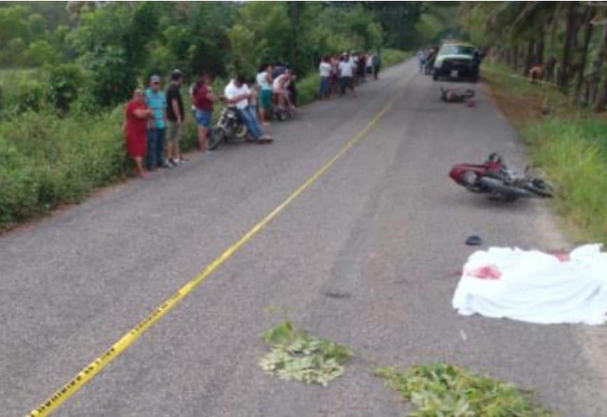 Ejecutan a motociclista en ranchería de Macuspana