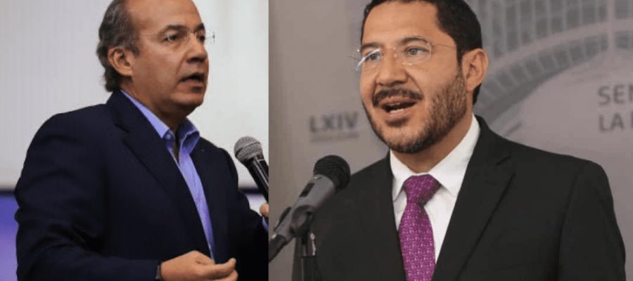 Se confrontan en redes Felipe Calderón y Martí Batres por Reforma Eléctrica