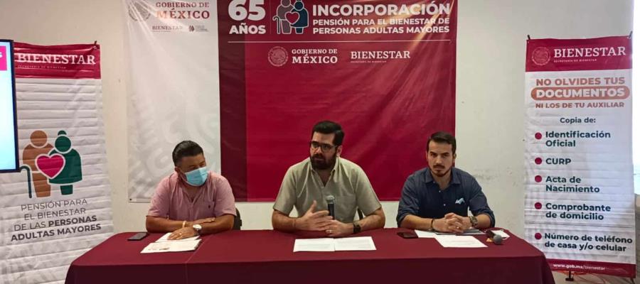 Arranca en Tabasco registro para pensión de adultos mayores