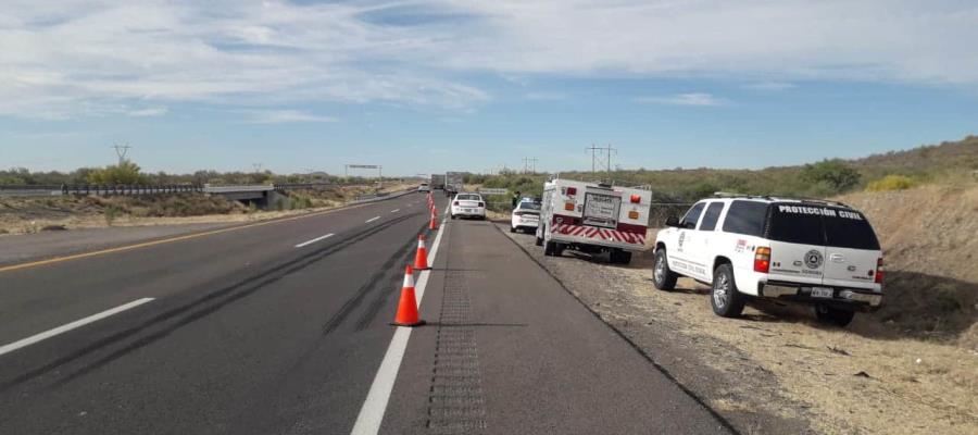 Accidente en Sonora deja 6 migrantes muertos y 10 heridos