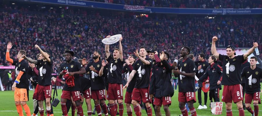 Gana Bayern Munich su décimo título consecutivo de la Bundesliga