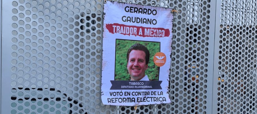 Gaudiano minimiza campaña de Morena en su contra; “los carteles están muy chicos”, dice
