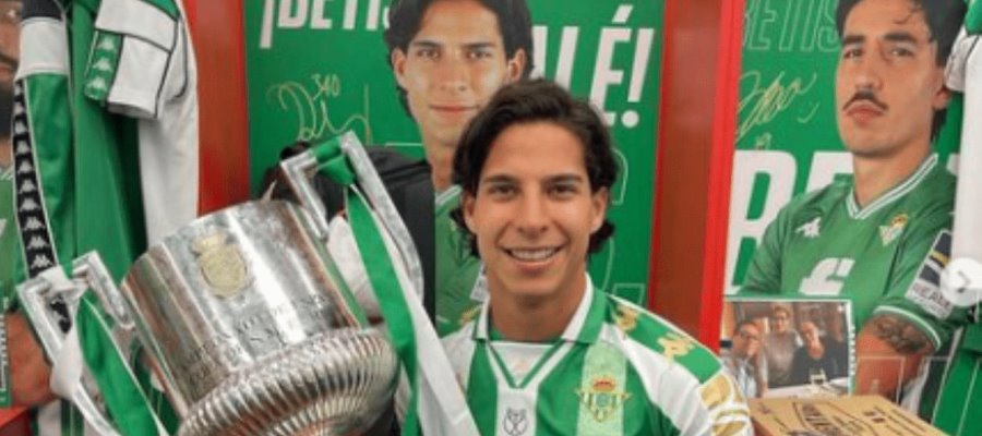 Betis del tabasqueño Diego Lainez, se proclama campeón de la Copa del Rey