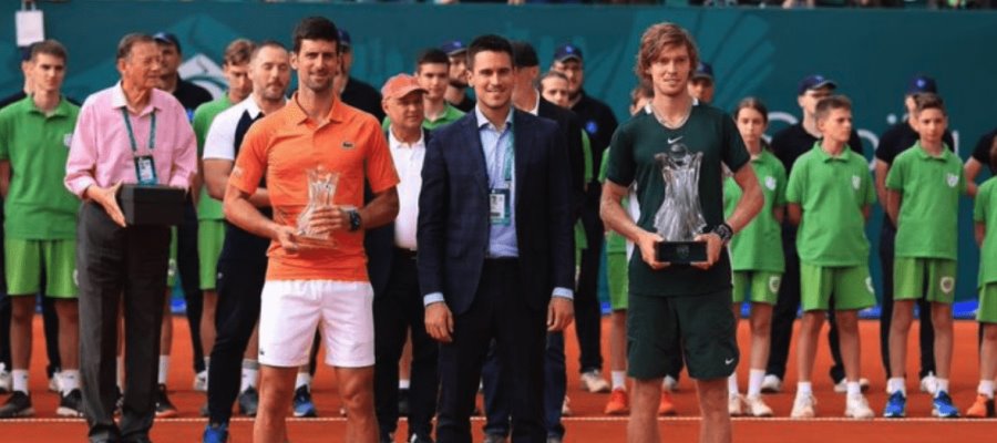 Djokovic cae en la Final del Abierto de Belgrado frente a Rublev