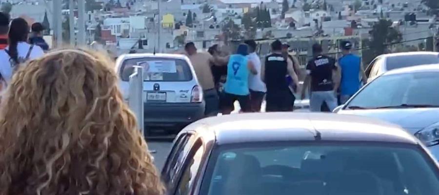 7 detenidos dejó como saldo la pelea entre aficionados de Pachuca y Rayados