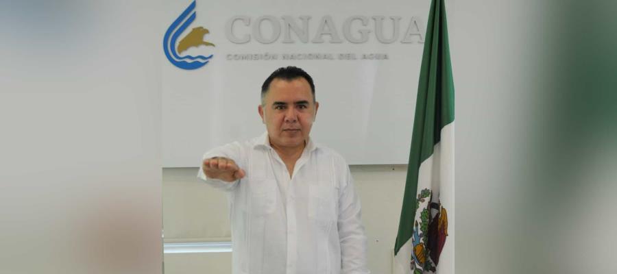 Rinde protesta Francisco Zebadúa como nuevo director de Conagua-Tabasco