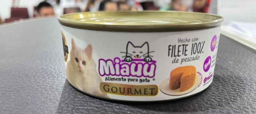 Lanzan Miauu, alimento para gatos elaborado en Tabasco con pez diablo