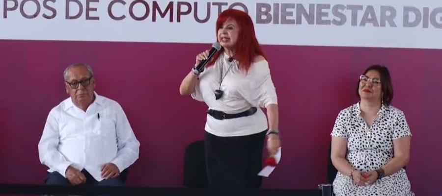 Arremete Layda Sansores contra legisladores de oposición que le dieron reversa a la Reforma Eléctrica