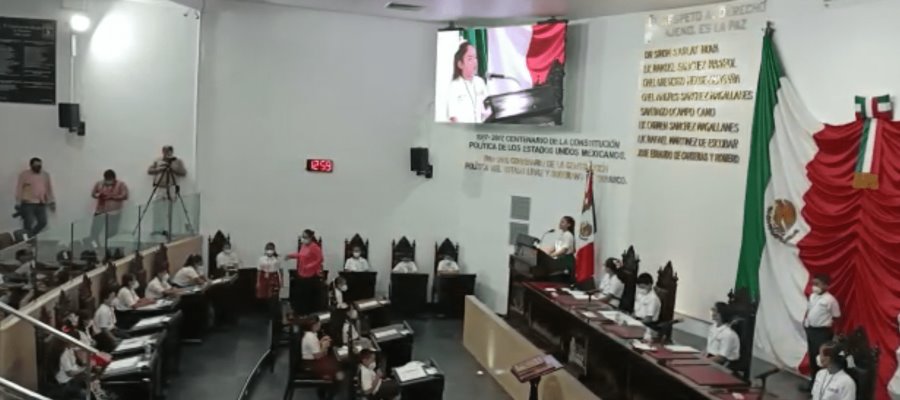 Mayores beneficios para sus escuelas y seguridad, plantean niños legisladores de Tabasco