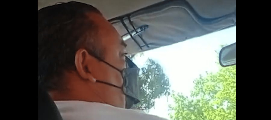 Otra más de taxistas... cobra a usuario servicio especial, pero hacía colectivo