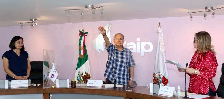 Asume Mario Aguilar Alvarado como nuevo presidente del ITAIP