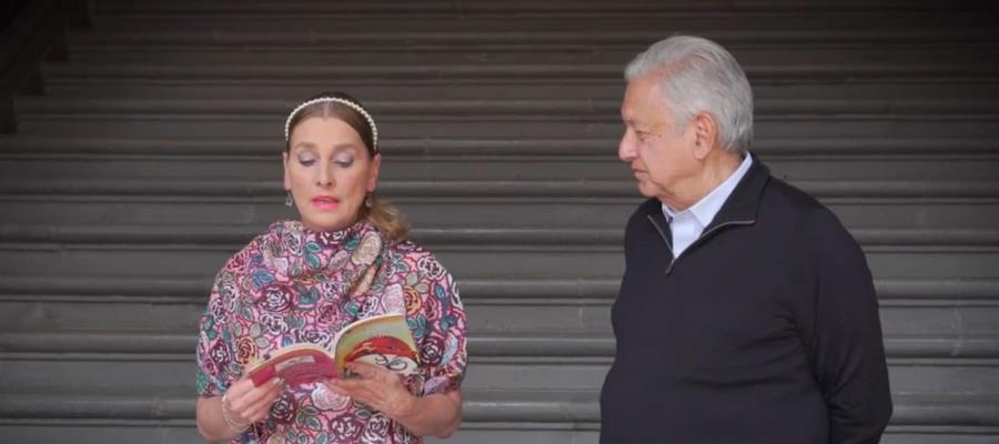 Celebra AMLO y Beatriz Gutiérrez el ‘Día del Niño’ con la lectura de un cuento