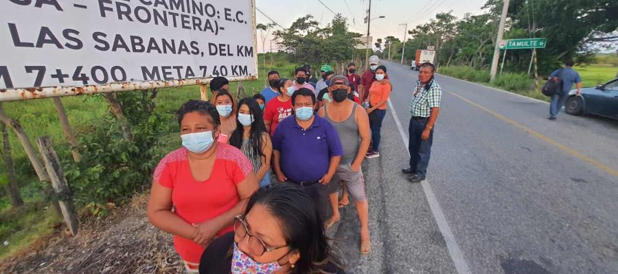 Ofrecen en Tamulté de las Sabanas disculpas a FGE; piden no eliminar la seguridad en la zona