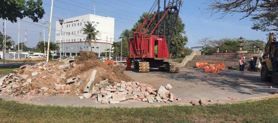 Fuente Framboyanes sería reubicada frente a Seguridad Pública, revela SOTOP