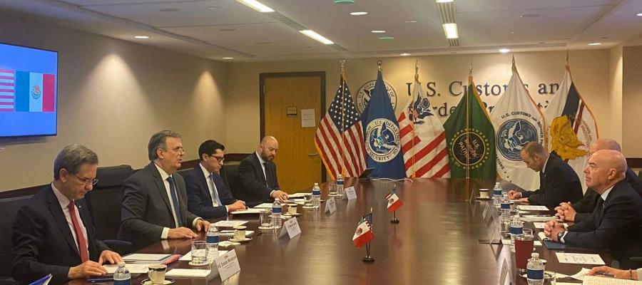 Se reúnen en Washington Marcelo Ebrard y el secretario de Seguridad de EE. UU.,  Alejandro Mayorkas