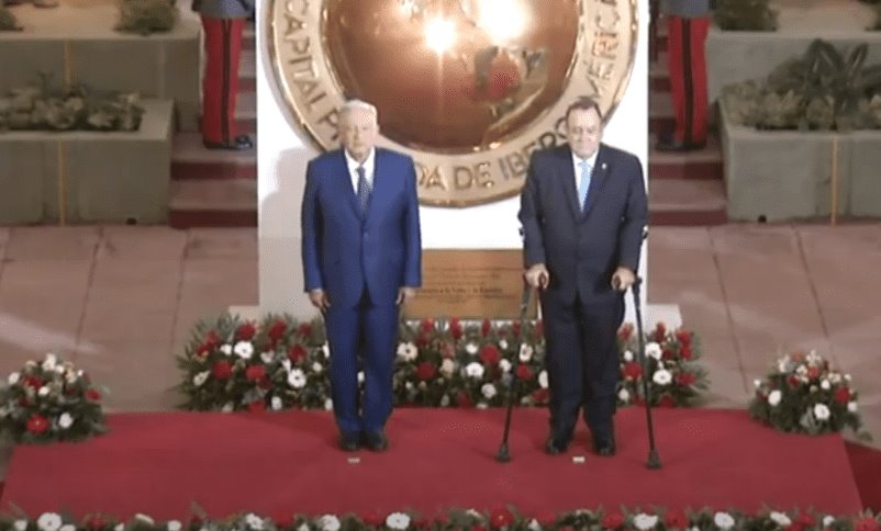 Recibe Alejandro Giammattei a López Obrador Recibe Alejandro Giammattei a López Obrador