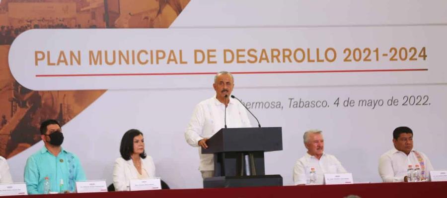 El municipio de Centro no está sólo y lo vamos a apoyar con todo: CMMC