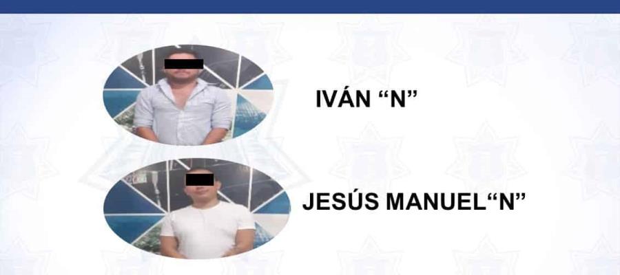 Detiene SSPC a 5 en el municipio de Centro por diversos delitos