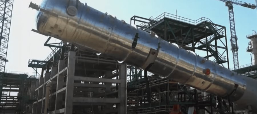 Reporta Sener avances en la instalación de equipos para la refinería de Dos Bocas