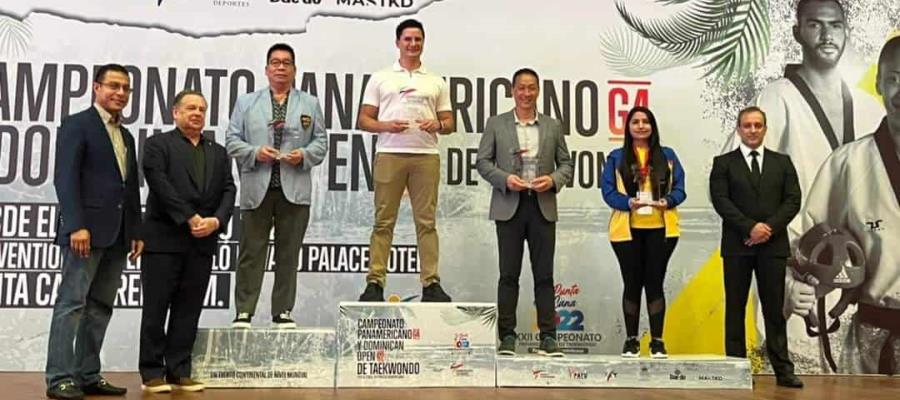 Mexicanos se adjudican 4 medallas de oro en Abierto de Taekwondo en República Dominicana