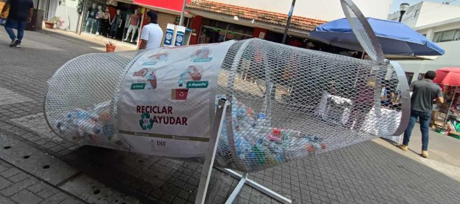 Promueve DIF campaña “Reciclar es Ayudar” para recolectar botellas de plástico