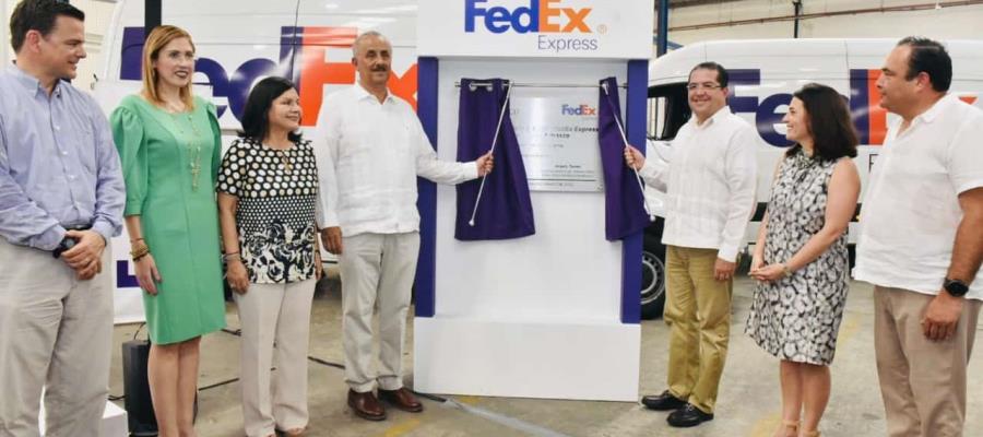 Inauguran estación de FedEx en Villahermosa, generará 126 empleos directos