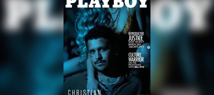 Christian Nodal sorprende a fans, es portada de Playboy