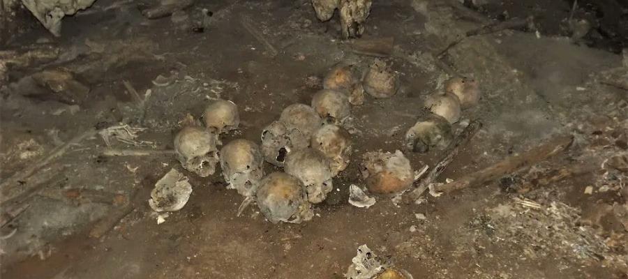 Hallan 150 cráneos de un posible altar maya a la muerte en Chiapas