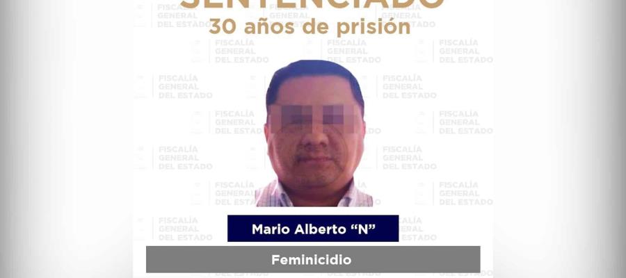 Dan 30 años de cárcel a feminicida por crimen ocurrido en 2015