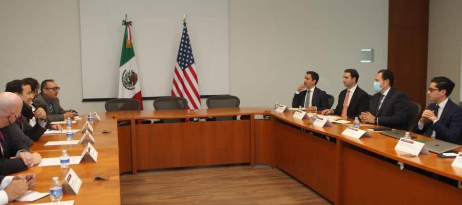 Dialoga México con delegación de EE. UU. sobre migración “ordenada” y “segura”